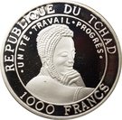 1000 Francs (Multicolor orang-outan)