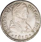 2 Reales - Fernando VII (imaginary bust)