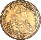 2 Escudos - Fernando VII (portrait of Carlos IV)