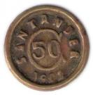 50 Centavos (Province of Santander)