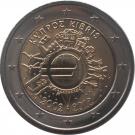 2 Euro (10 Years of Euro Cash)