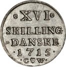 16 Skilling Dansk - Frederik IV