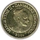 10 Kroner - Margrethe II (4th portrait, 1st arms)