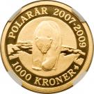 1000 Kroner - Margrethe II (Polar Year)