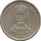 ½ Peso (Juan Pablo Duarte)