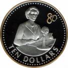 10 Dollars - Elizabeth II (Queen Elizabeth sat in front of Microphone)