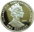 2 Dollars - Elizabeth II (Duke of Marlborough)