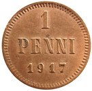 1 Penni - Nikolai II (Civil War Coinage)