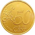 50 Euro Cent (1st type, 1st map)