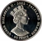 50 Pence - Elizabeth II (Crown)