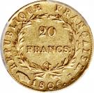 20 Francs - Napoleon I