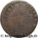 Double Tournois - Louis XIII (Stenay mint; 14th type)