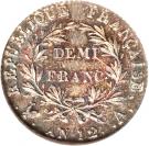 ½ Franc - Napoleon I