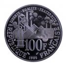 100 Francs (Emile Zola Germinal; Silver Proof issue)