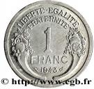 1 Franc - Graziani - Zinc