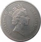 10 Pence - Elizabeth II (3rd portrait; small type)