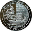 5 Pounds - Elizabeth II (Funeral ship and document)