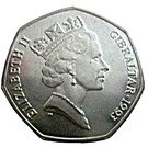 50 Pence - Elizabeth II (Christmas)