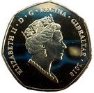 50 Pence - Elizabeth II (2018 Barbary Ape)