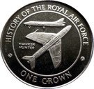 1 Crown - Elizabeth II (Hawker Hunter)