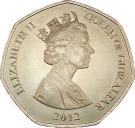 50 Pence - Elizabeth II (3rd portrait)