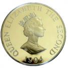 2 Pounds - Elizabeth II (D-Day; Silver Proof Issue)