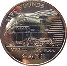 5 Pound - Elizabeth II; Mallard speed record