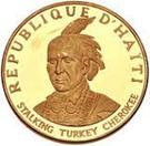 100 Gourdes (Stalking Turkey Cherokee)