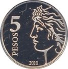 5 Pesos (75th Anniversary of B.C.R.A.)