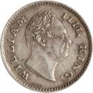 ¼ Rupee - William IV