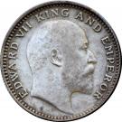 ½ Rupee - Edward VII