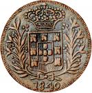 60 Réis - Maria II (Damão Mint)