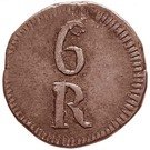 6 Réis - Maria II (Goa Mint)