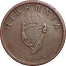 ½ Penny - George III