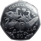 50 Pence - Elizabeth II (6th Day of Christmas)