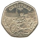 50 Pence Elizabeth II (Christmas)