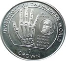 1 Crown - Elizabeth II (Wilhelm K. Roentgen)