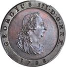 ½ Penny - George III