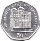 50 Pence - Elizabeth II (Legislative Building Centenary)