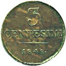 3 Centesimi - Franz Joseph I