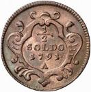 ½ Soldo - Leopold II