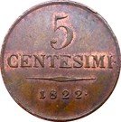 5 Centesimi - Franz I